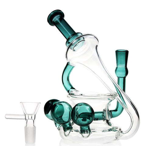 6" Glass Recycler Water Pipe - SmokingCats - Discreet Ship from Texas !