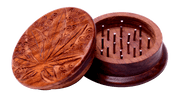 Leaf Wood Rosewood Herb Tobacco Spice Grinder - SmokingCats - Discreet Ship from Texas !