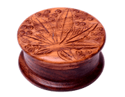 Leaf Wood Rosewood Herb Tobacco Spice Grinder - SmokingCats - Discreet Ship from Texas !