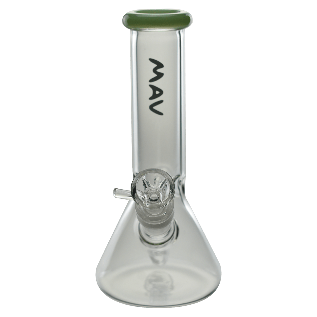 8" Color Top mini Beaker Bong by Maverick Glass - SmokingCats - Discreet Ship from Texas !