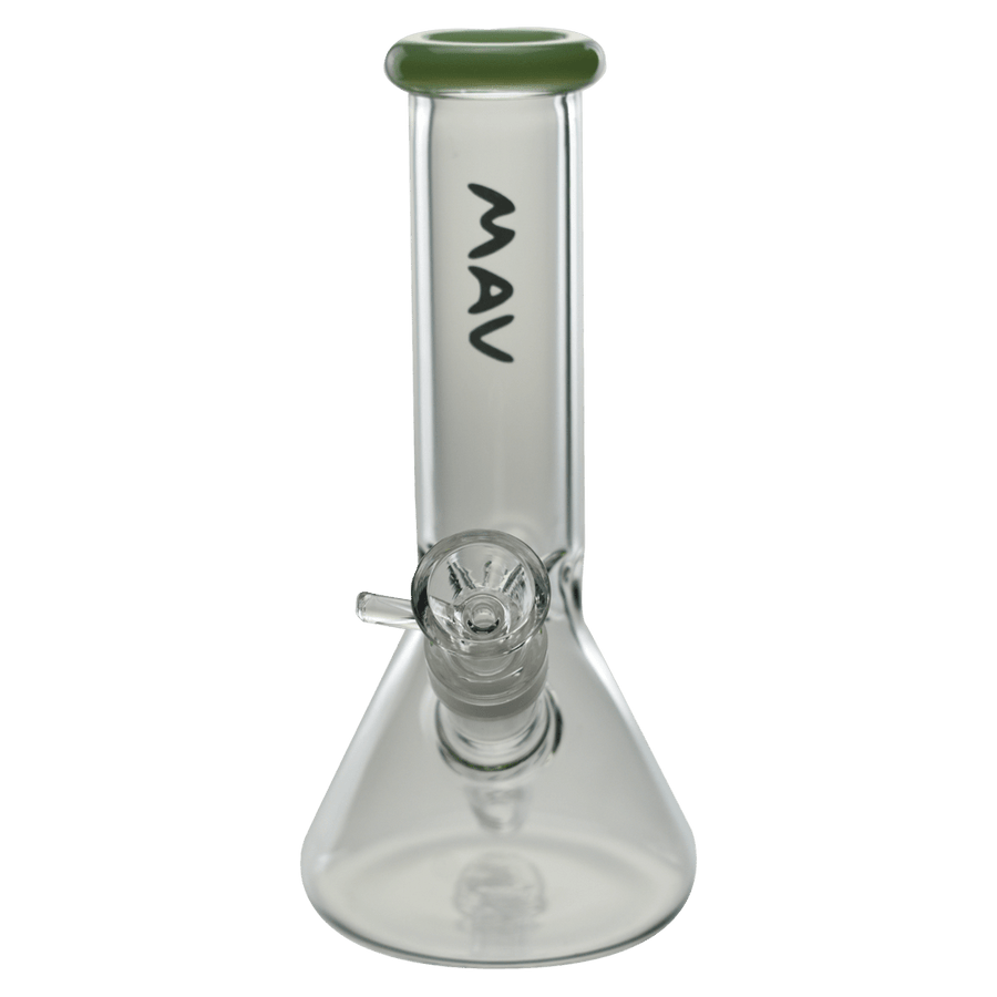 8" Color Top mini Beaker Bong by Maverick Glass - SmokingCats - Discreet Ship from Texas !