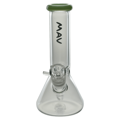 8" Color Top mini Beaker Bong by Maverick Glass - SmokingCats - Discreet Ship from Texas !