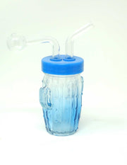 4" Glass Oil Bubbler water Pipe - SmokingCats - Discreet Ship from Texas !