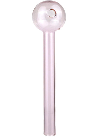 7" Pink Heavy Thick Glass Oil Burner Pipe