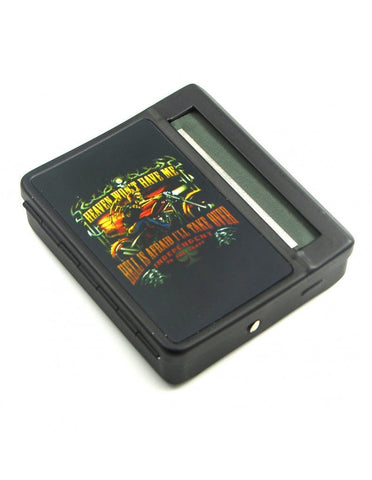 Heavn wont have me, Hell is afraid I'll take over,70mm Cigarette roller & case - SmokingCats - Discreet Ship from Texas !