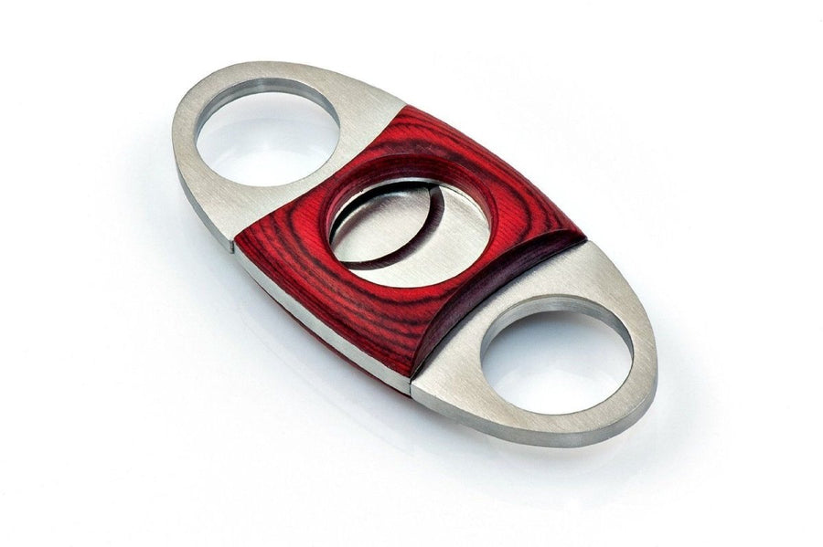 ShowJade Guillotine Cigar Cutter Rose Wood Stainless Double Blade Steel Cutter - SmokingCats - Discreet Ship from Texas !