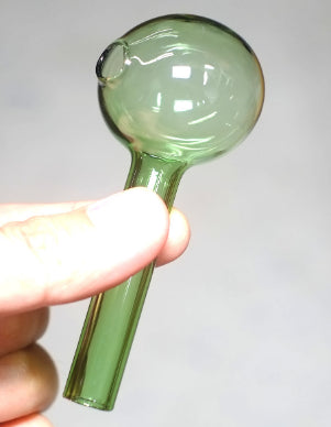 4" 40mm Bowl Glass Oil Burner Pipe , Set of 2