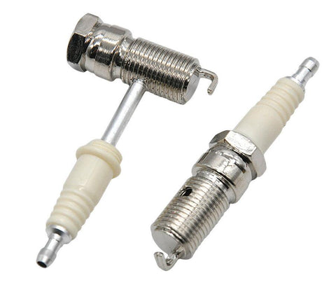 2.5" Spark Plug Metal Pipe Sneak A Toke - SmokingCats - Discreet Ship from Texas !