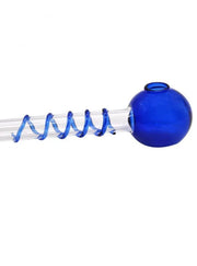 6" Colored Glass Twisted Oil Buner Pipe - SmokingCats - Discreet Ship from Texas !