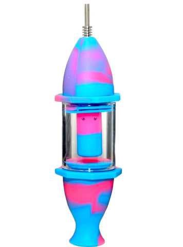 6.5" Silicone Missiles Shape Nectar Collector - SmokingCats - Discreet Ship from Texas !