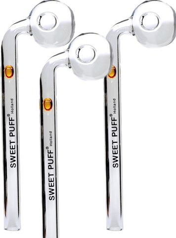 Glass Sweet Puff Oil Burner Pipe - SmokingCats - Discreet Ship from Texas !