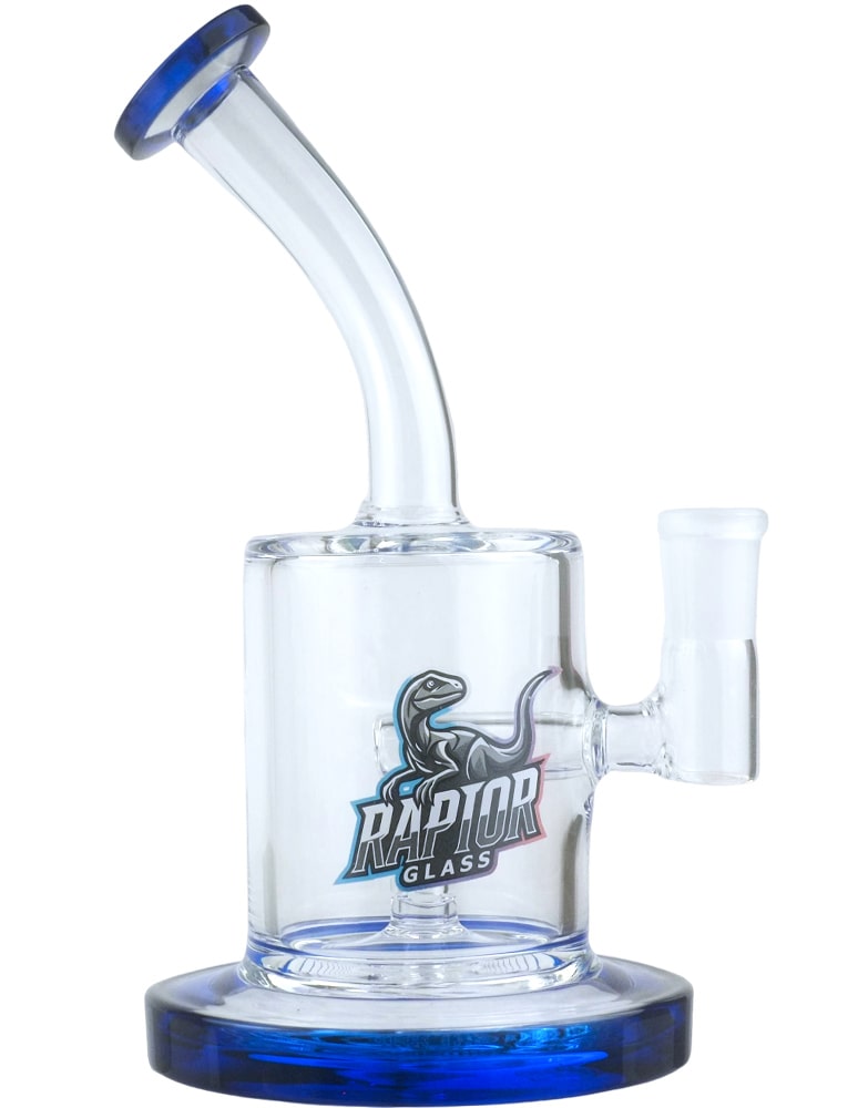 7" Color Inline Mini Glass Oil Rig
