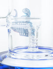 7" Color Inline Mini Glass Oil Rig