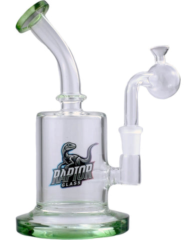 7" Glass Water Pipe Bong with Inline Oil Burner