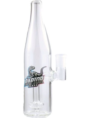 7.5 Bottle Water Shaped Glass on Glass Oil Rig Pipe