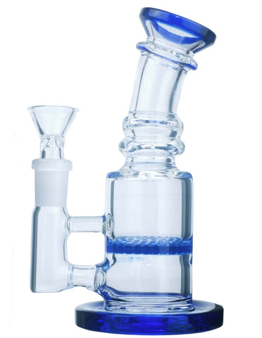 6" Honeycomb Percs Glass Water Pipe