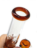 11" Glass Water PIpe with Honeycome Filter and Ice Pinch - SmokingCats - Discreet Ship from Texas !
