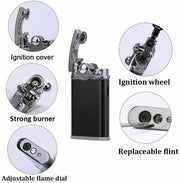 Jobon Retro Jet Flame Torch Lighter Cigar Lighter with Gift Box - SmokingCats - Discreet Ship from Texas !