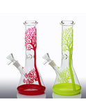 12" Tree Beaker Glass Water Pipe