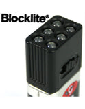 9v LED Blocklite flash light