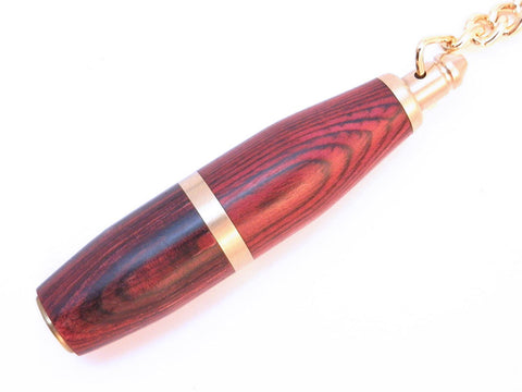 ShowJade Twisted Cigar Punch Cutter - RoseWood - Key Chain