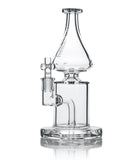 8.7" Clear Straight Base w/ Fixed Downstem Water Pipe by Helix™
