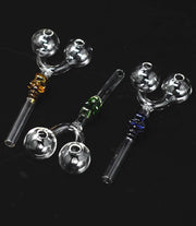 5" Glass Slingshot SKull Oil burner - SmokingCats - Discreet Ship from Texas !
