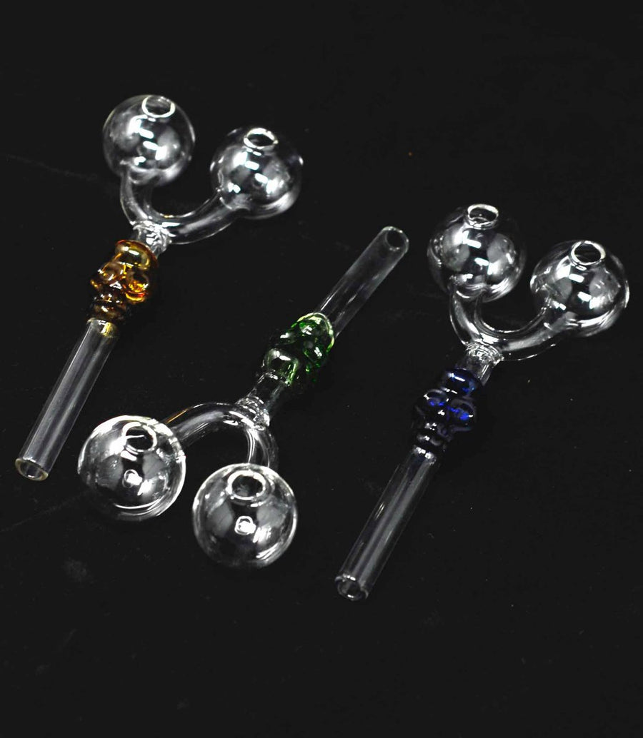 5" Glass Slingshot SKull Oil burner - SmokingCats - Discreet Ship from Texas !