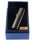 JOBON Windproof Refillable Butane Gas Lighter With Cigar hole Puncher