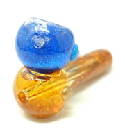5" Glass Hand Pipe Glowing Dot Liquid - SmokingCats - Discreet Ship from Texas !
