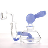 4" Mini Glass Water Pipe Dabbing Rig