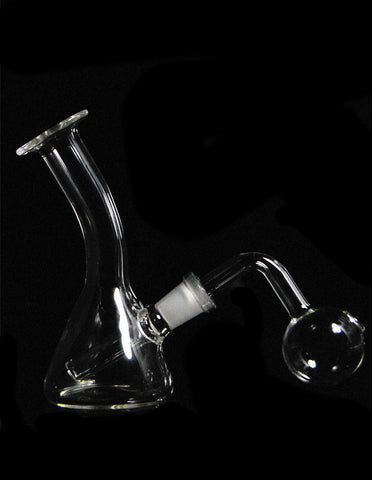 4.5" Miniature Glass Bubbler Oil Pipe
