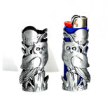 Owl Mystic Metal Lighter Case for BIC brand Lighter, 1pc