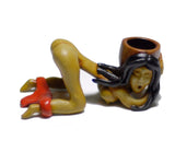 Women FIgured Handmade Tobacco Pipe - SmokingCats - Discreet Ship from Texas !