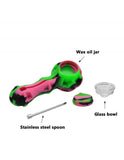 4" Unbreakable Silicone Tobacco Pipe Pipe With Picker Tool