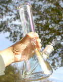 12" 9mm Super Heavy Duty Glass Beaker Bongs with Ice Pinch