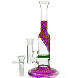 9" Purple Glass Honeycomb Percs Water Pipe